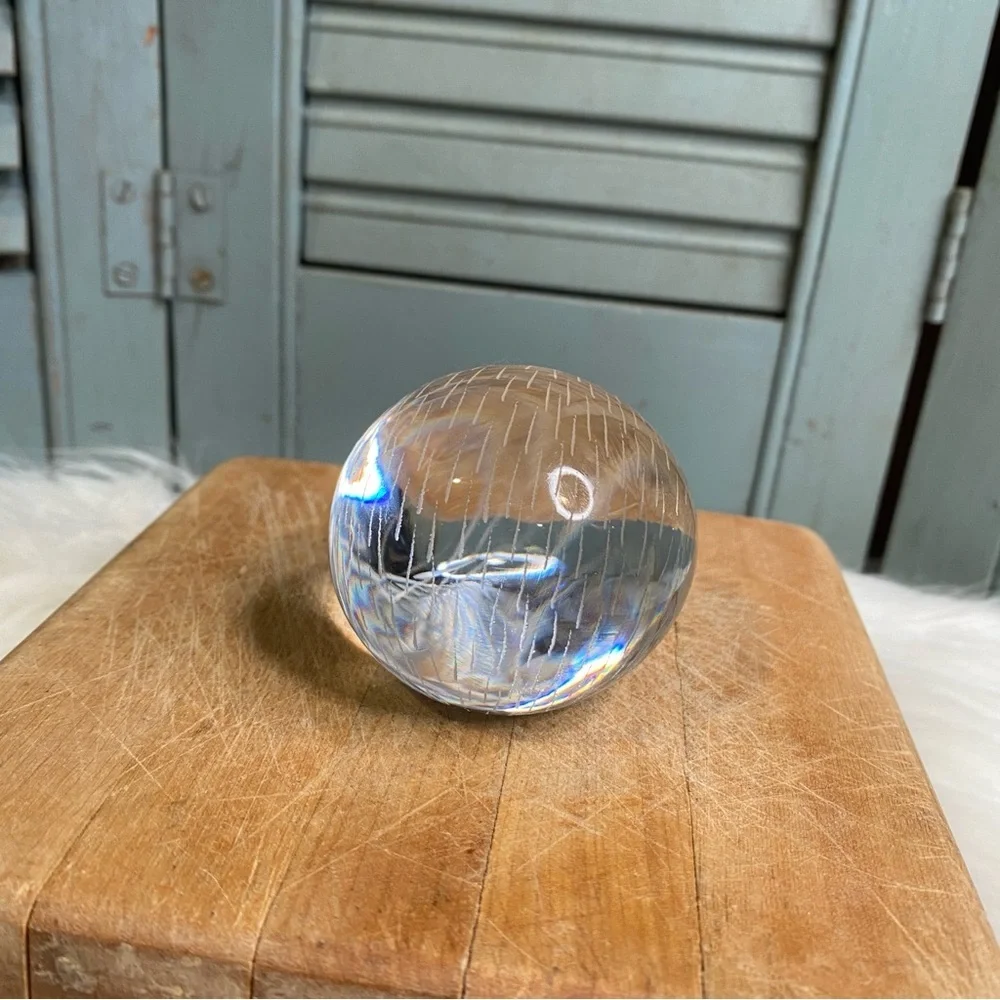 Vintage Kosta Boda Clear Crystal Hedgehog Figurine Paperweight Signed & Numbered